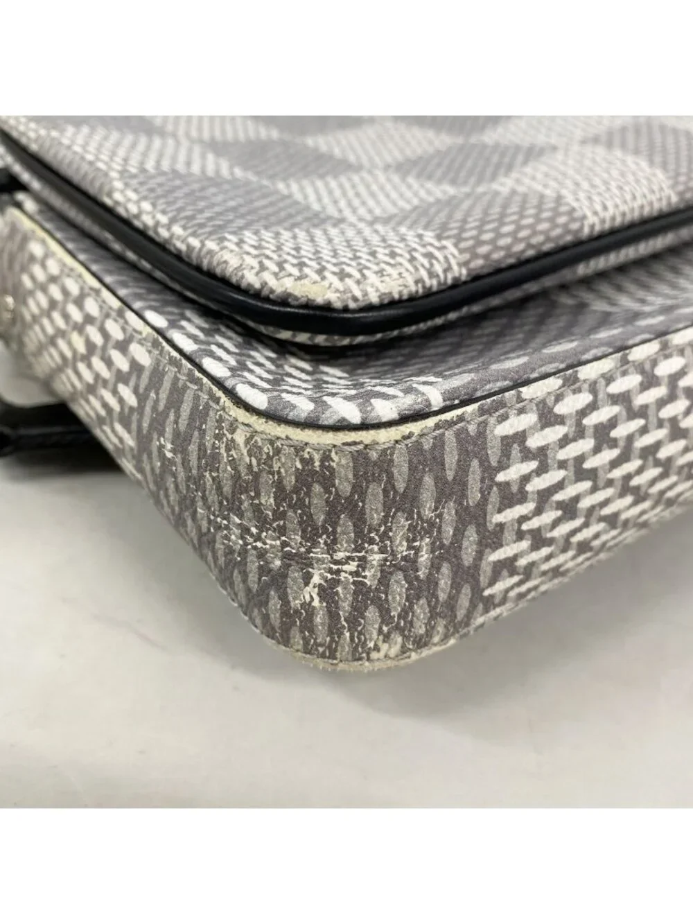 Louis Vuitton Shoulder Bag Damier Graphite 3D Trio Messenger Antarctica